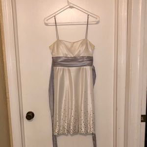 Make offer!! Very Cute !!! White and silver dress.